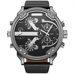 Oulm relogio masculino Oversized Men's Big Watch