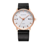 OUKESHI Simple Style Calendar Men Watch