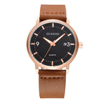 OUKESHI Simple Style Calendar Men Watch